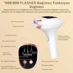 Trend Farma Soğuk Buz İpl Lazer Epilasyon Cihazı - 999.999 Atım,  Ağrısız buz lazer