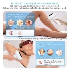 Trend Farma Soğuk Buz İpl Lazer Epilasyon Cihazı - 999.999 Atım,  Ağrısız buz lazer