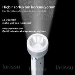 GOLD KAMA  şarjlı taşınabilir el feneri 200 metre aydınlatma