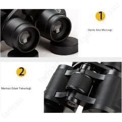 GOLD KAMA 70x70 son teknoloji profesyonel dürbün