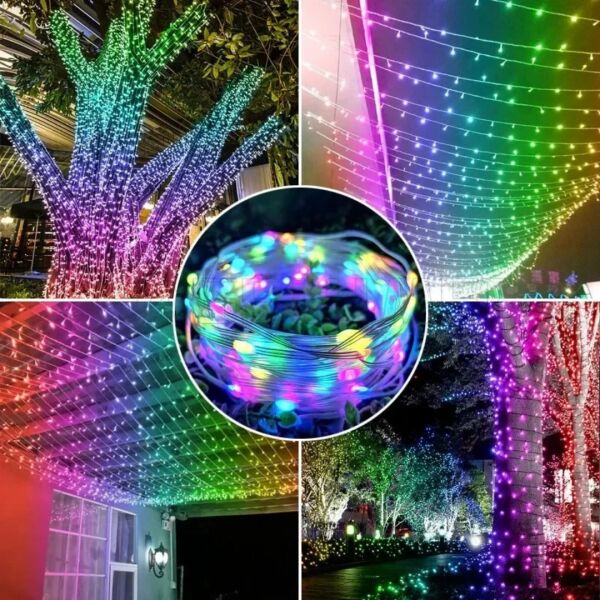 RGBIC Peri Led Şerit Işık 5M 50 LED USB'li (Surplife App / Bluetooth / Sese Duyarlı / Zamanlayıcılı)