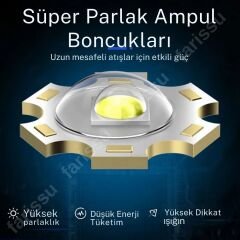 800 Lümen Gücünde Şarjlı El Feneri – Karanlıkta Tek İhtiyacınız