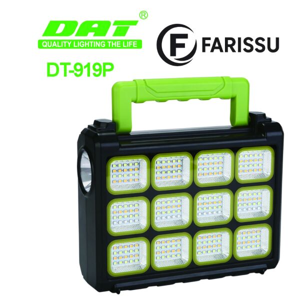 DT-919P Bluetooth ve Radyolu Solar Kamp Lambası ve Aydınlatma Kiti