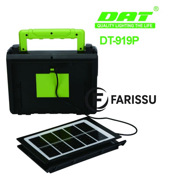 DT-919P Bluetooth ve Radyolu Solar Kamp Lambası ve Aydınlatma Kiti