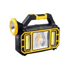 Güneş pilli, şarj edilebilir el feneri, PowerBan k fonksiyonlu taşınabilir el feneri