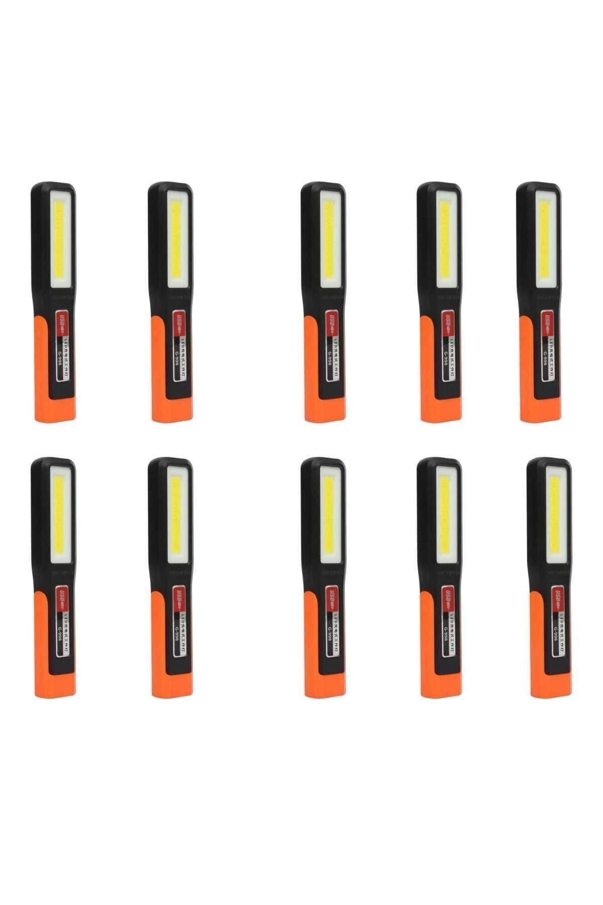 Her Arabada Bulunması Gereken Fener 10 Adet Şarjlı Lamba