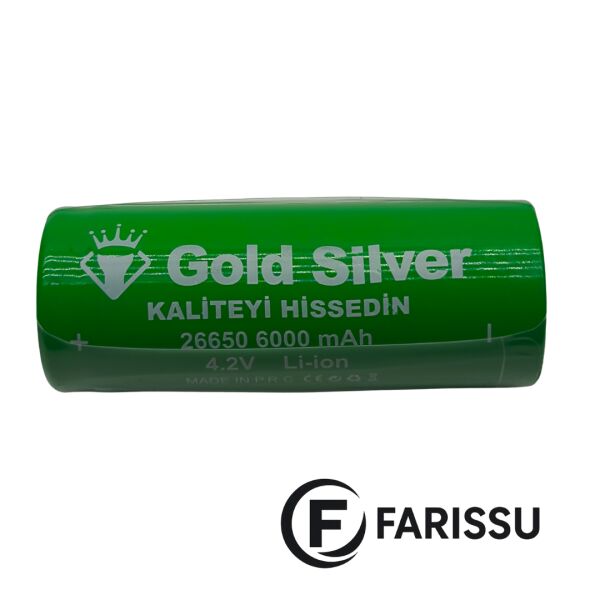 Gold Silver GS-15750 50W 4000 Lümen Profesyonel Şarj Edilebilir Zoomlu Tüfek Ve El Feneri Seti (6000 mAh)