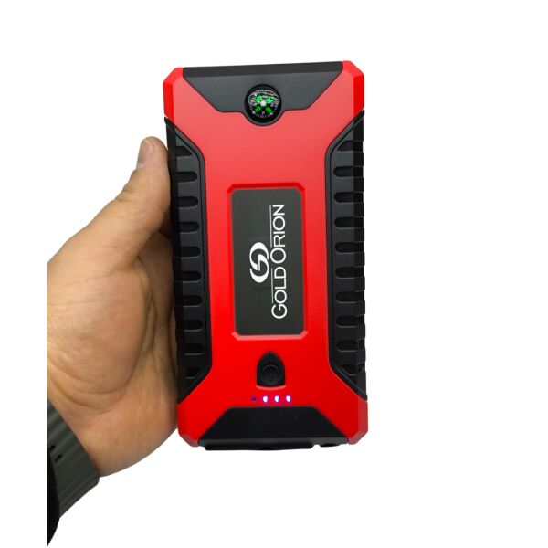 Gold Orion R-500 Çok Fonksiyonlu Taşınabilir Araç Akü Takviye Cihazı - 12V Jump Starter, Powerbank ve Fener