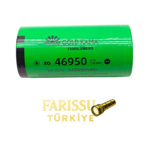 GK-G30 ÇANTALI EL FENERGold Kama GK-G30 15000 Lümen Şarj Edilebilir Uzun Menzilli Lazer El Feneri