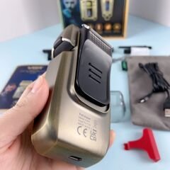 VGR 641 2 in 1 Profesyonel Saç ve Sakal Kesme Makinesi – Paslanmaz Çelik, USB Şarj, 240 Dakika Kullanım