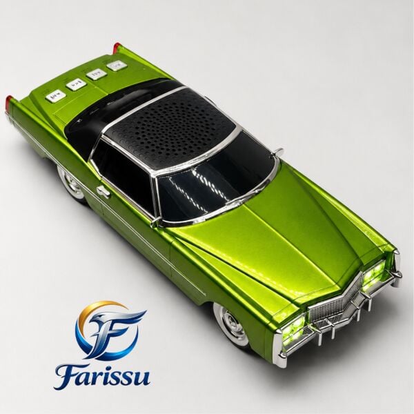 Gold Silver GS-1425 Klasik Cadillac Tarzı Bluetooth Hoparlör ve FM Radyo