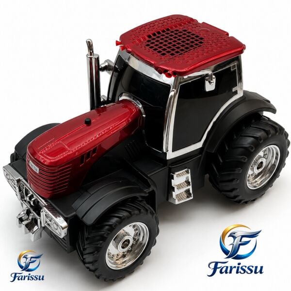 Gold Silver GS-1395 Traktör Görünümlü Bluetooth Hoparlör – 15W Güçlü Ses, FM Radyo, USB ve TF Kart Destekli