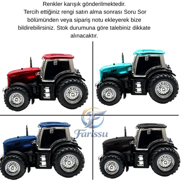 Gold Silver GS-1395 Traktör Görünümlü Bluetooth Hoparlör – 15W Güçlü Ses, FM Radyo, USB ve TF Kart Destekli