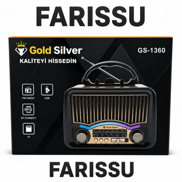 GS-1360 GÜNEŞ ENERJİLİ RADYO