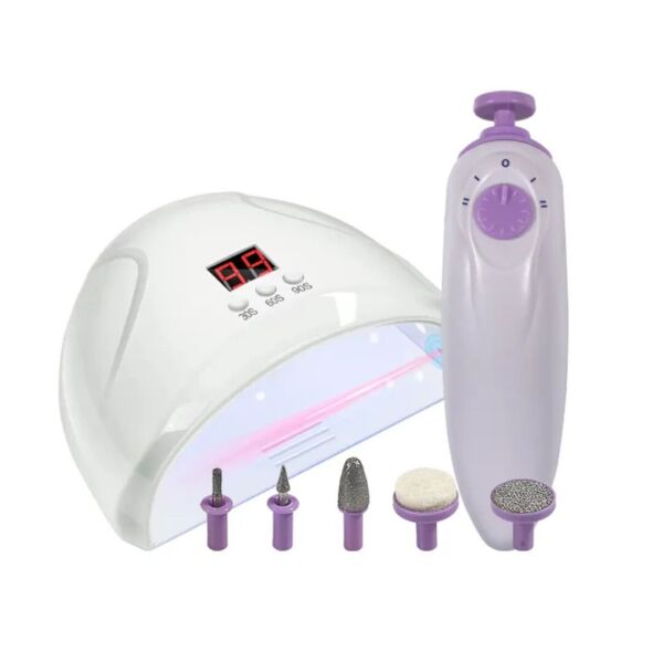 Showell Beauty 2'si 1 Arada LED Oje Kurutucu ve  Manikür Seti