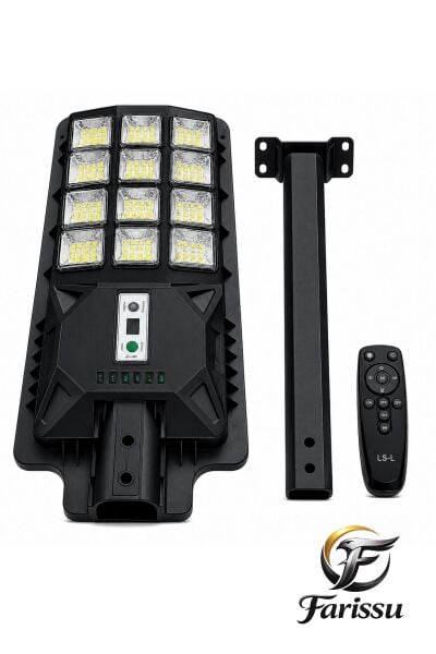 GIMENG 300W Solar Güneş Enerjili Bahçe ve Sokak Lambası - 240 LED Hareket Sensörlü IP67 Su Geçirmez