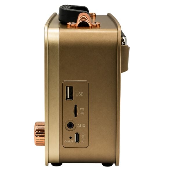 Gold Silver GS-1365 Retro Tasarımlı Taşınabilir Radyo
