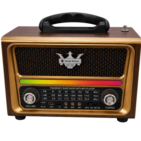 Geçmişin Zarafeti, Bugünün Teknolojisi: Gold Silver GS-1320 Bluetoothlu Retro Radyo