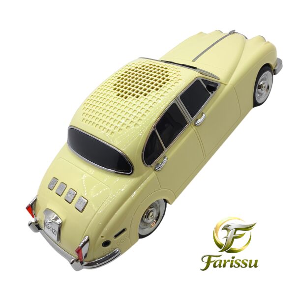GS-1420 Klasik Nostaljik Araba Figürlü Bluetooth Hoparlör - 10W Güçlü Ses Sitemi