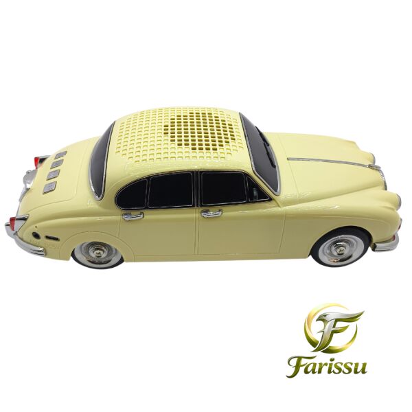 GS-1420 Klasik Nostaljik Araba Figürlü Bluetooth Hoparlör - 10W Güçlü Ses Sitemi