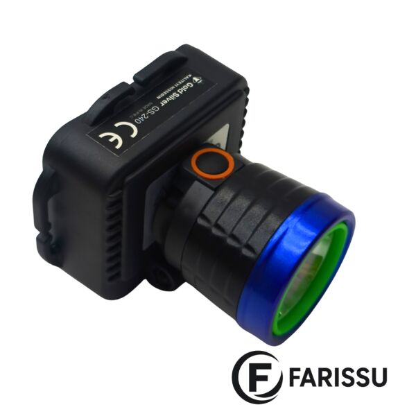 Gold Silver GS-240 20W LED Şarj Edilebilir Kafa Lambası - 400m Menzilli Ultra Hafif Kafa Feneri