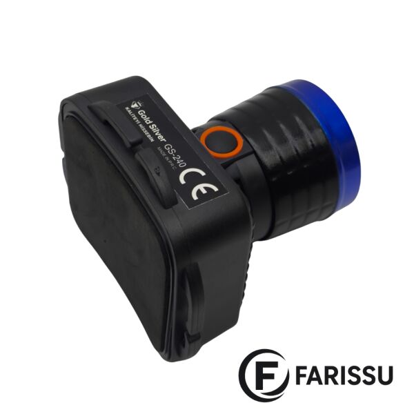Gold Silver GS-240 20W LED Şarj Edilebilir Kafa Lambası - 400m Menzilli Ultra Hafif Kafa Feneri