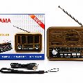 ProKAMA BK-340 / BK-350 Nostaljik Solar Şarjlı Güneş Enerjili Bluetoothlu Retro Radyo(yedek pili)