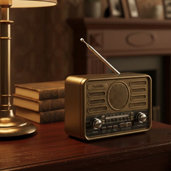 ProKAMA BK-340 / BK-350 Nostaljik Solar Şarjlı Güneş Enerjili Bluetoothlu Retro Radyo(yedek pili)
