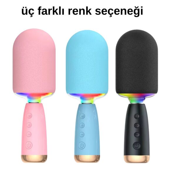 FARİSSU Kablosuz Şarjlı Karaoke Mikrofonu