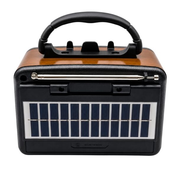 ProKAMA Nostaljik Tasarım Solarlı Bluetooth Radyo(YEDEK PİLİ)