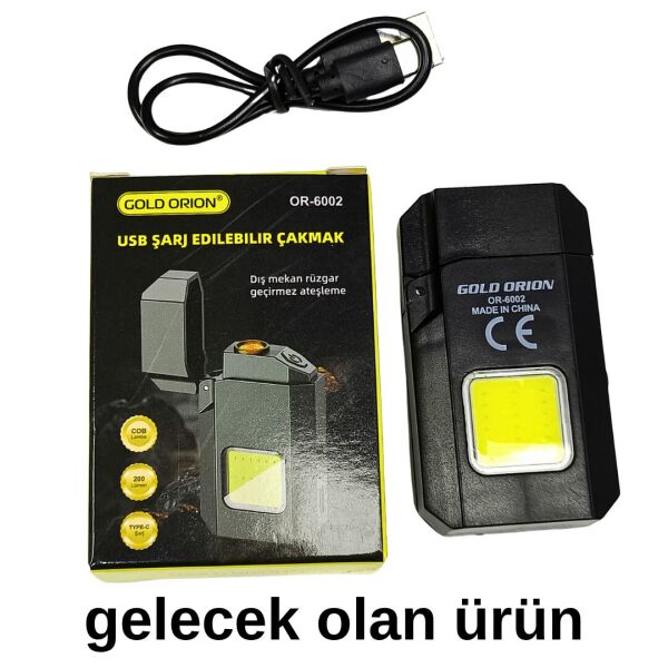 COB LED Mini El Feneri | 800 Lümen | Şarjlı | Su Geçirmez | Mıknatıslı | Şarjlı Çakmaklı
