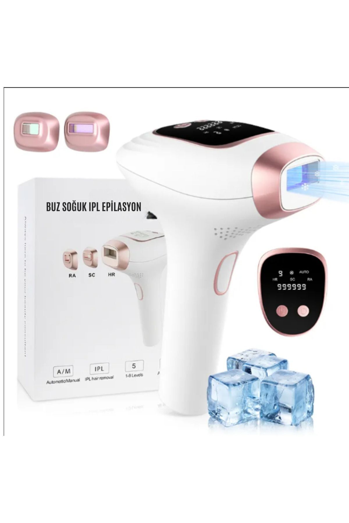 Trend Farma Soğuk Buz IPL Lazer Epilasyon Cihazı - 999.999 Atım, Ağrısız Buz Lazer**