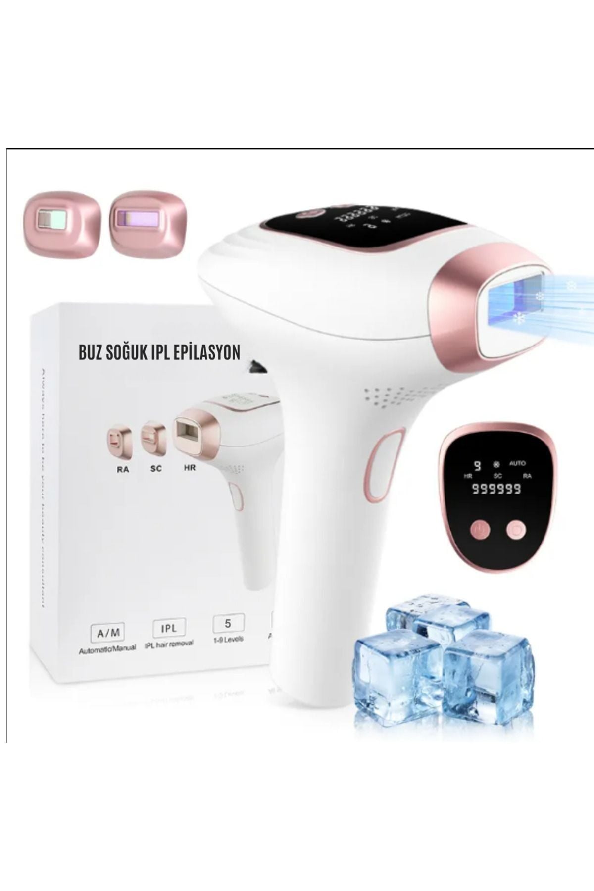 Trend Farma Soğuk Buz IPL Lazer Epilasyon Cihazı - 999.999 Atım, Ağrısız Buz Lazer**