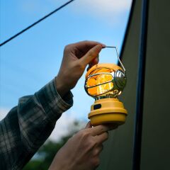 Robot USB Şarj Edilebilir El Feneri Çadır Fener Su Geçirmez Taşınabilir Kamp Feneri