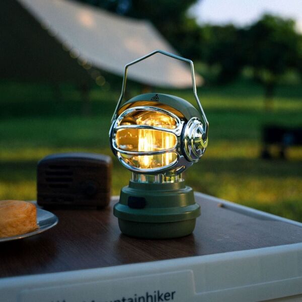 Robot USB Şarj Edilebilir El Feneri Çadır Fener Su Geçirmez Taşınabilir Kamp Feneri