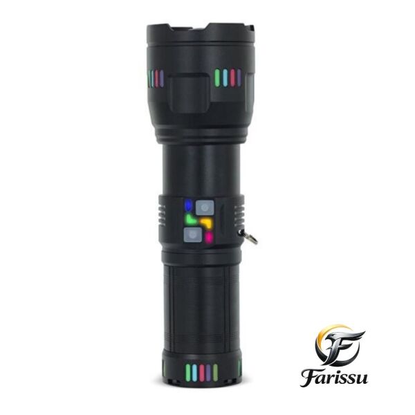 Gold Orion R518 300W 9000 Lümen Şarjlı El Feneri - 4 Pilli Zoomlu Uzun Menzilli