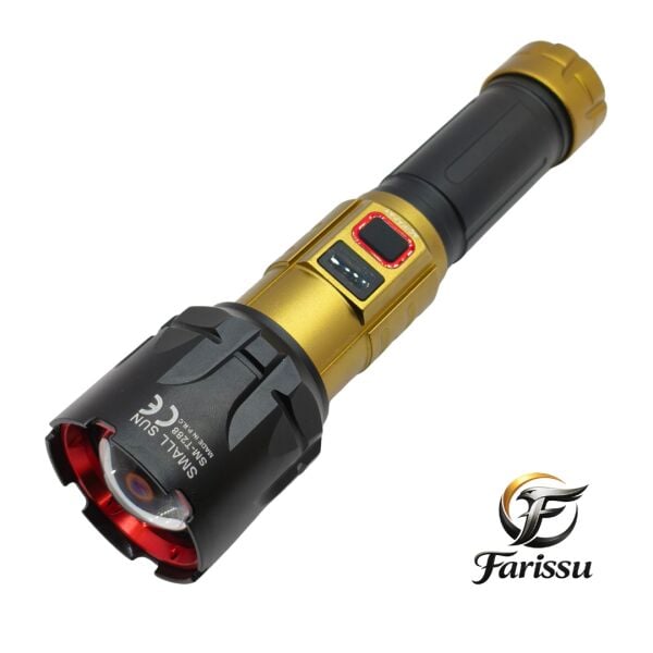 Small Sun SM-T288 50W 5000 Lümen Dijital Ekranlı Şarjlı El Feneri - 8800mAh Pil