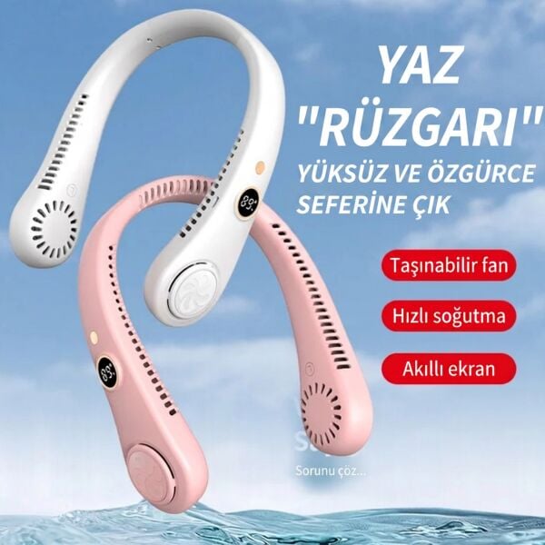 Yenilikçi Taşınabilir Boyun Fanı: R-8 Yazın Serinliğini Boynunuzda Taşıyın!