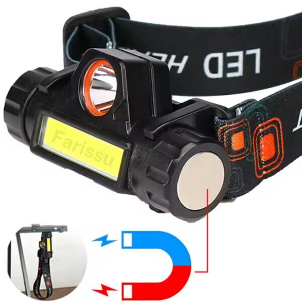 Farissu 1200 Lümen LED Kafa Lambası ile Geceyi Aydınlatın!