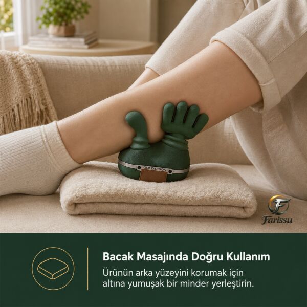 Isıtmalı ve Yoğurmalı Şarjlı Boyun Omuz Masaj Aleti - Giyilebilir Kablosuz Masaj Cihazı