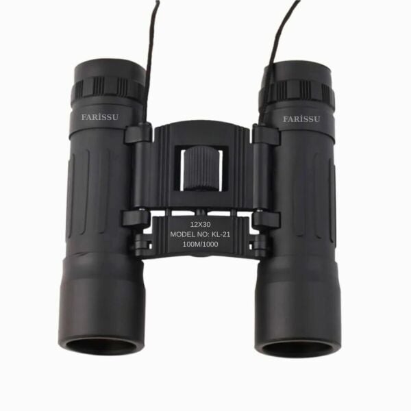 12x30 Dürbün – 12x Zoom, 1000m’de 100m Görüş, Kompakt Tasarım Cep Boy Mini El Dürbünü Kauçuk Kaplama