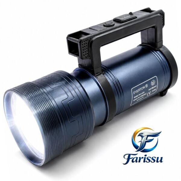 Everton RT-829 Şarjlı Zoomlu LED El Feneri - 15000 Lümen, 3 KM Menzil, Powerbank Özellikli