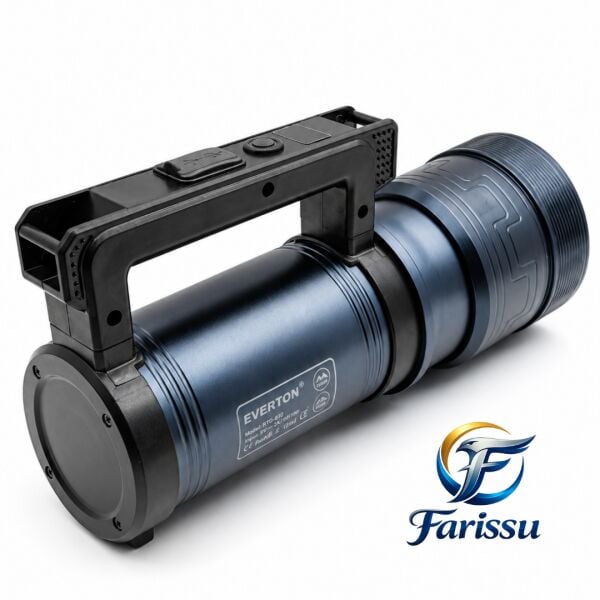 Everton RT-829 Şarjlı Zoomlu LED El Feneri - 15000 Lümen, 3 KM Menzil, Powerbank Özellikli