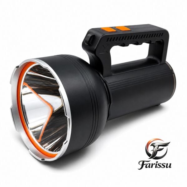 RT-698A 50W 5000 Lümen Şarjlı El Feneri & Projektör | 2000m Uzun Menzil | Powerbank Özellikli