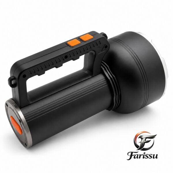 RT-698A 50W 5000 Lümen Şarjlı El Feneri & Projektör | 2000m Uzun Menzil | Powerbank Özellikli