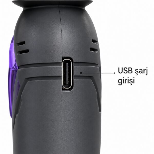 Cooler Star Taşınabilir Mini Fan | 5 Kademeli & USB Şarjlı Masaüstü El Fanı