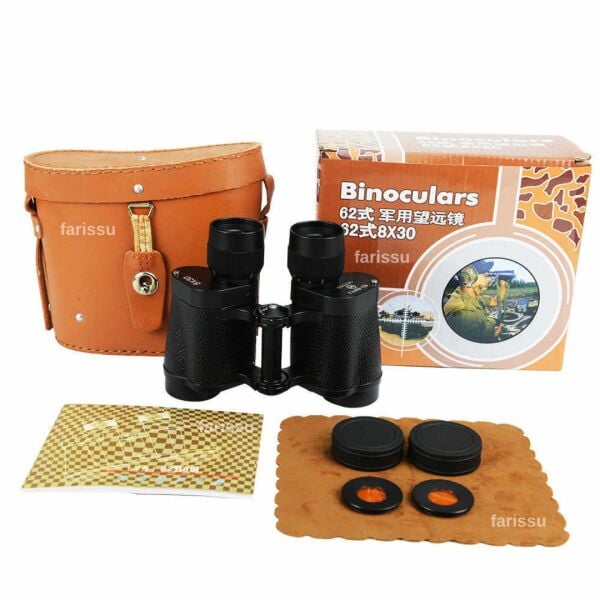 8x30 Profesyonel rus Dürbünü – Özel Deri Çantasıyla!