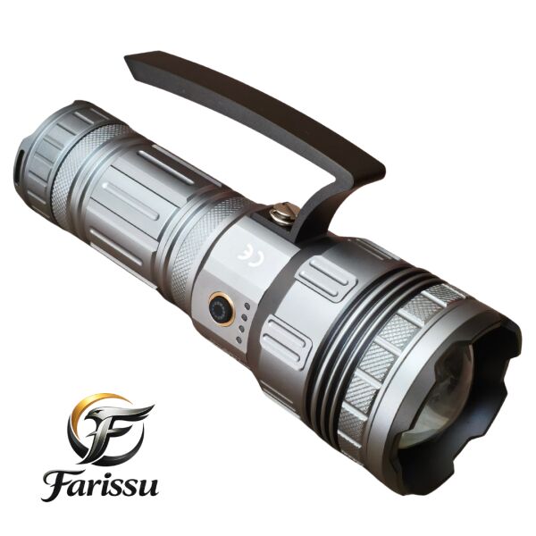 Gold Orion R691 Çok Fonksiyonlu Şarj Edilebilir El Feneri - Karanlığı Delen Güç!
