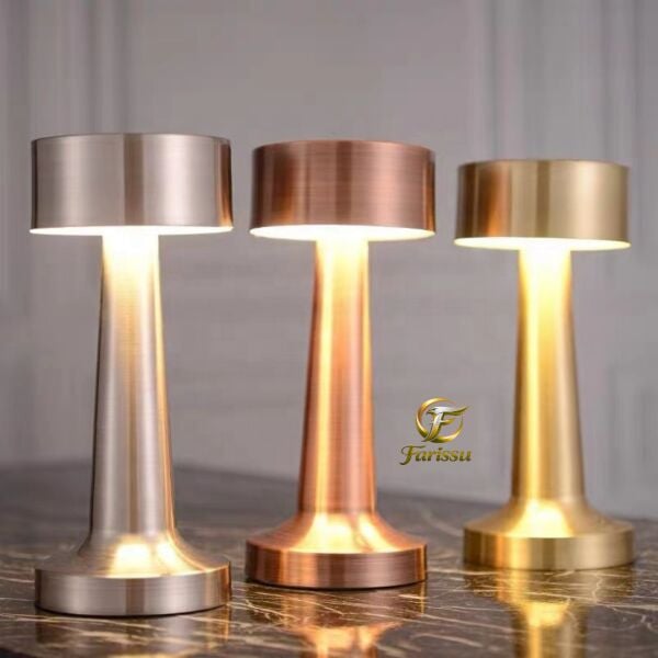 OR511 Dokunmatik Şarjlı Masa Lambası – 3 Işık Modlu, Dimmerli, USB Şarjlı LED Masa ve Gece Lambası