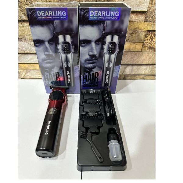 Dearling RF-101 Profesyonel Saç & Sakal Düzeltici – Turbo Güç, LCD Ekran Siyah